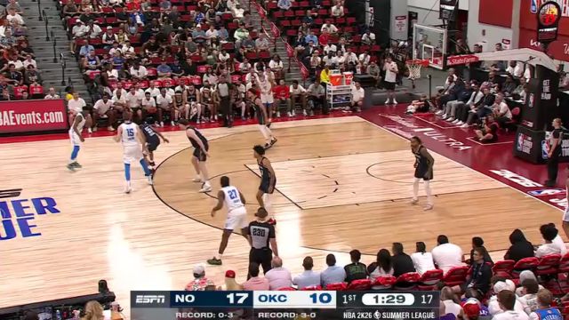 【2025年07月17日】NBA夏季联赛：鹈鹕vs雷霆英文原声全场录像回放