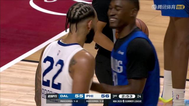 【2025年07月17日】2025/26賽季NBA夏季聯(lián)賽：獨(dú)行俠 VS 76人 全場(chǎng)錄像回放