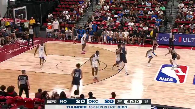 【2025年07月17日】NBA夏季联赛：鹈鹕vs雷霆第2节中文解说录像回放