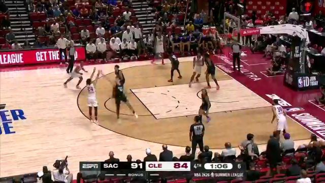 【2025年07月17日】NBA夏季聯(lián)賽：國王vs騎士第4節(jié)中文解說錄像回放