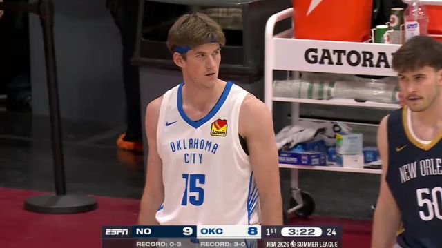 【2025年07月17日】NBA夏季联赛：鹈鹕vs雷霆第1节英文原声录像回放