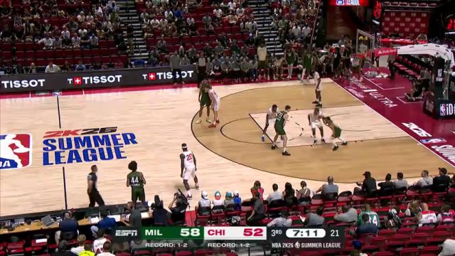 【2025年07月17日】NBA夏季联赛：雄鹿vs公牛第3节中文解说录像回放