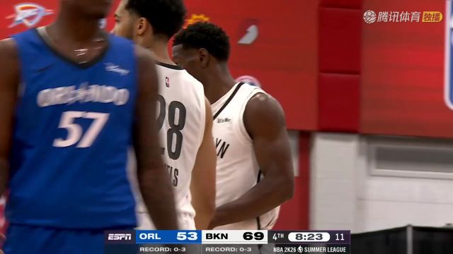 【2025年07月17日】2025/26赛季NBA夏季联赛：魔术 VS 篮网 全场录像回放