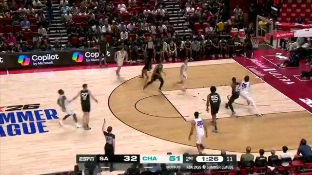 【2025年07月18日】NBA夏季聯(lián)賽：馬刺vs黃蜂第2節(jié)中文解說錄像回放