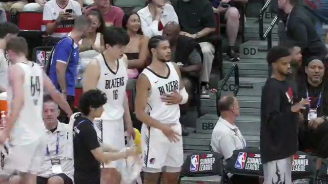 【2025年07月18日】NBA夏季联赛：火箭vs开拓者杨瀚森专属机位全场录像回放