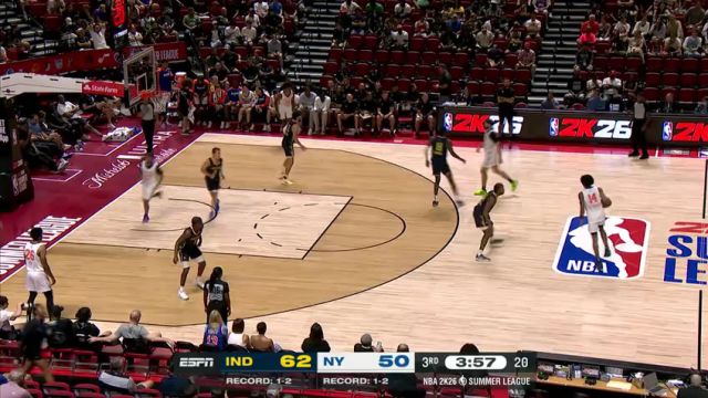 【2025年07月18日】 NBA夏季聯(lián)賽：步行者vs尼克斯第3節(jié)中文解說錄像回放