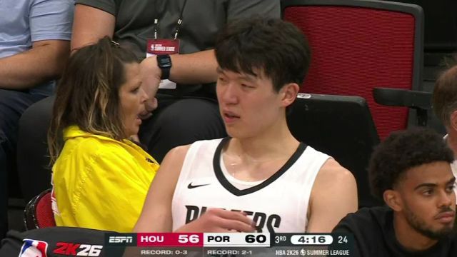 【2025年07月18日】NBA夏季联赛：火箭vs开拓者第3节英文原声录像回放