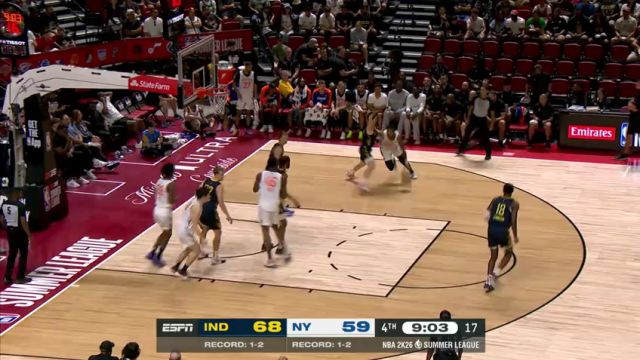 【2025年07月18日】 NBA夏季聯(lián)賽：步行者vs尼克斯第4節(jié)中文解說錄像回放