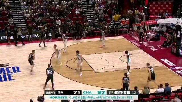 【2025年07月18日】NBA夏季联赛：马刺vs黄蜂第4节中文解说录像回放