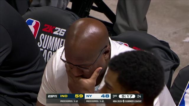 【2025年07月18日】 NBA夏季联赛：步行者vs尼克斯第3节英文原声录像回放