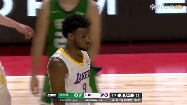 【2025年07月18日】2025/26赛季NBA夏季联赛：凯尔特人 VS 湖人 全场录像回放
