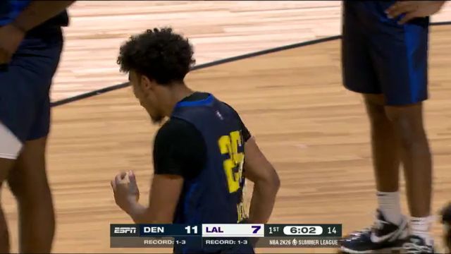 【2025年07月19日】NBA夏季联赛：掘金vs湖人英文原声全场录像回放