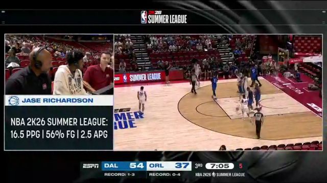 【2025年07月19日】NBA夏季联赛：独行侠vs魔术中文解说全场录像回放