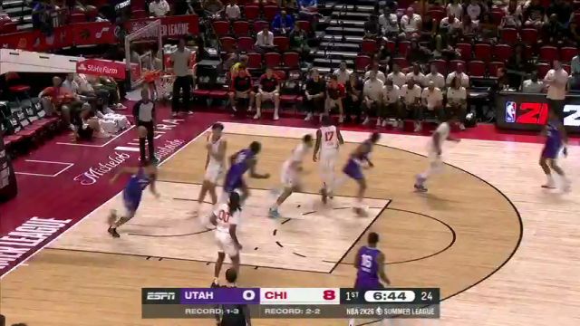 【2025年07月19日】NBA夏季联赛：爵士vs公牛第1节英文原声录像回放