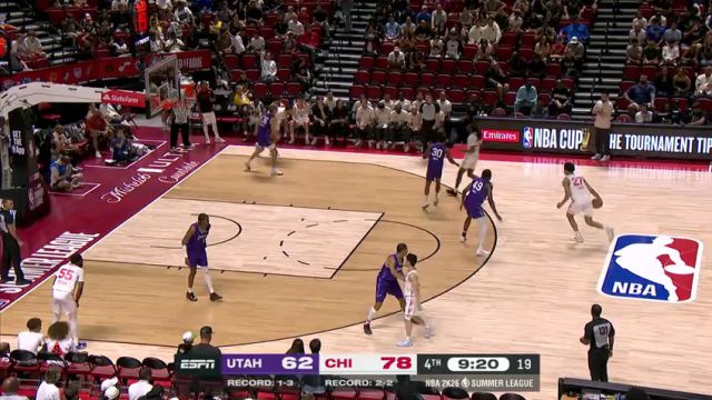 【2025年07月19日】NBA夏季联赛：爵士vs公牛第4节中文解说录像回放