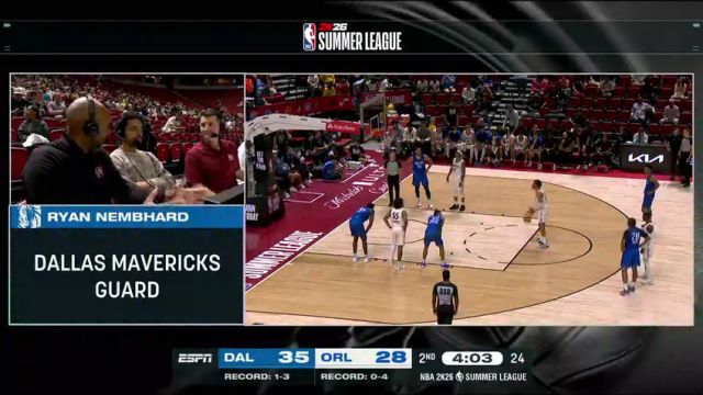 【2025年07月19日】NBA夏季聯(lián)賽：獨行俠vs魔術(shù)英文原聲全場錄像回放