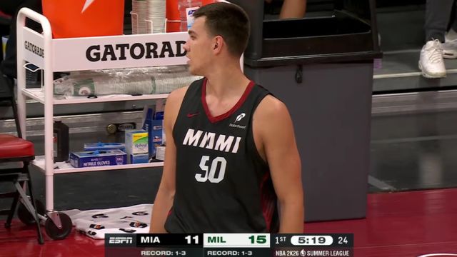 【2025年07月19日】NBA夏季聯(lián)賽：熱火vs雄鹿第1節(jié)中文解說錄像回放
