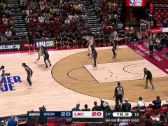 NBA夏季聯(lián)賽安慰賽：灰熊vs快船英文原聲全場(chǎng)回放
