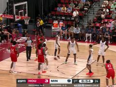 NBA夏季聯(lián)賽:火箭vs森林狼第1節(jié)英文原聲回放