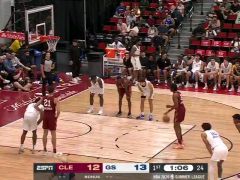 NBA夏季联赛：骑士vs勇士第1节中文解说回放