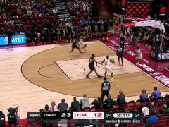 NBA夏季聯(lián)賽：國(guó)王vs猛龍第1節(jié)中文解說(shuō)回放
