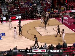 NBA夏季聯(lián)賽：國(guó)王vs猛龍第3節(jié)中文解說(shuō)回放