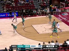 NBA夏季聯(lián)賽:黃蜂vs雷霆第2節(jié)英文原聲回放