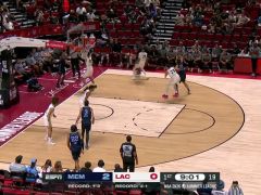 NBA夏季聯(lián)賽安慰賽：灰熊vs快船第1節(jié)中文解說(shuō)回放