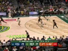 WNBA常規(guī)賽 ：達(dá)拉斯飛翼vs西雅圖風(fēng)暴第2節(jié)英文原聲回放