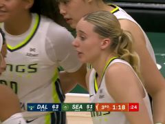 WNBA常規(guī)賽 ：達(dá)拉斯飛翼vs西雅圖風(fēng)暴第3節(jié)英文原聲回放