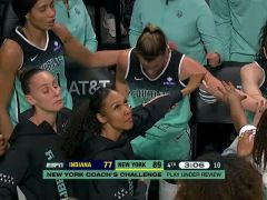 WNBA常規(guī)賽：印第安納狂熱vs紐約自由人第4節(jié)英文原聲回放