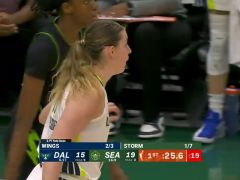 WNBA常規(guī)賽 ：達(dá)拉斯飛翼vs西雅圖風(fēng)暴第1節(jié)中文解說(shuō)回放