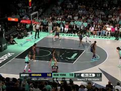 WNBA常規(guī)賽：印第安納狂熱vs紐約自由人中文解說全場回放