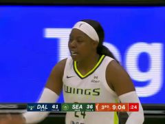 WNBA常規(guī)賽 ：達(dá)拉斯飛翼vs西雅圖風(fēng)暴第3節(jié)中文解說(shuō)回放