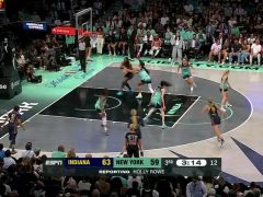 WNBA常規(guī)賽：印第安納狂熱vs紐約自由人第3節(jié)中文解說回放