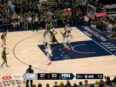 WNBA常規(guī)賽：拉斯維加斯王牌vs明尼蘇達山貓第3節(jié)英文原聲回放
