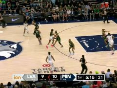 WNBA常規(guī)賽：拉斯維加斯王牌vs明尼蘇達山貓第1節(jié)中文解說回放