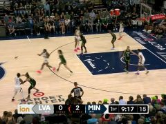 WNBA常規(guī)賽：拉斯維加斯王牌vs明尼蘇達山貓第1節(jié)英文原聲回放