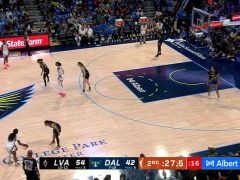 WNBA常规赛：拉斯维加斯王牌vs达拉斯飞翼第2节中文解说回放