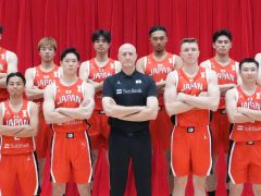 日本男籃公布亞洲杯12人名單：兩米山崎為備選 FIBA實(shí)力榜高居第二