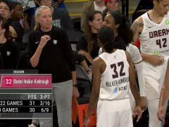 WNBA常规赛：金州瓦尔基里vs亚特兰大梦想第2节英文原声回放