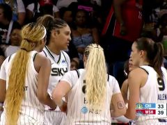 WNBA常規(guī)賽:芝加哥天空vs華盛頓神秘人第2節(jié)英文原聲回放