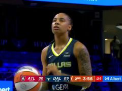 WNBA常規(guī)賽:亞特蘭大夢想vs達(dá)拉斯飛翼第2節(jié)英文原聲回放
