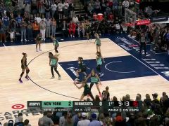 WNBA常规赛：纽约自由人vs明尼苏达山猫第1节英文原声回放