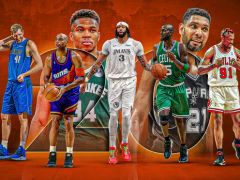 美媒評(píng)NBA史上最強(qiáng)20位大前鋒：鄧肯馬龍加內(nèi)特前三?字母濃眉追夢上榜