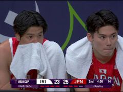 男籃亞洲杯B組小組賽:伊朗vs日本第2節(jié)英文原聲回放