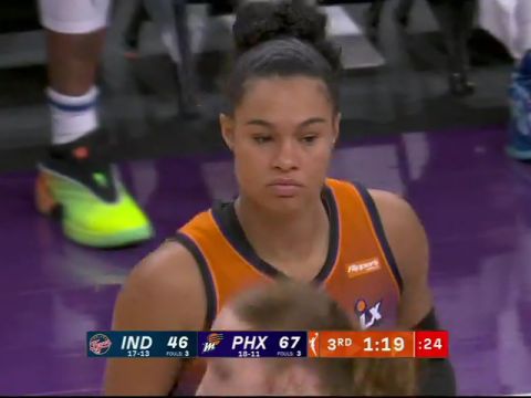WNBA常規(guī)賽：印第安納狂熱vs菲尼克斯水星第3節(jié)英文原聲回放