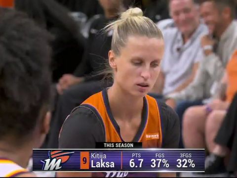 WNBA常規(guī)賽：印第安納狂熱vs菲尼克斯水星第4節(jié)英文原聲回放