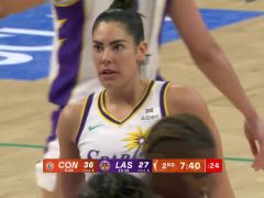 WNBA常規(guī)賽：康涅狄格陽光vs洛杉磯火花第2節(jié)英文原聲回放