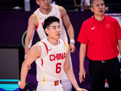中國90-68約旦 程帥澎替補(bǔ)轟20分中國男籃力克約旦提前鎖定小組出線